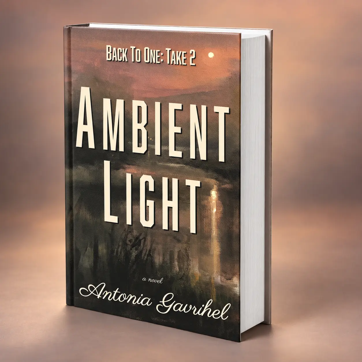 Ambient Light book cover by Antonia Gavrihel