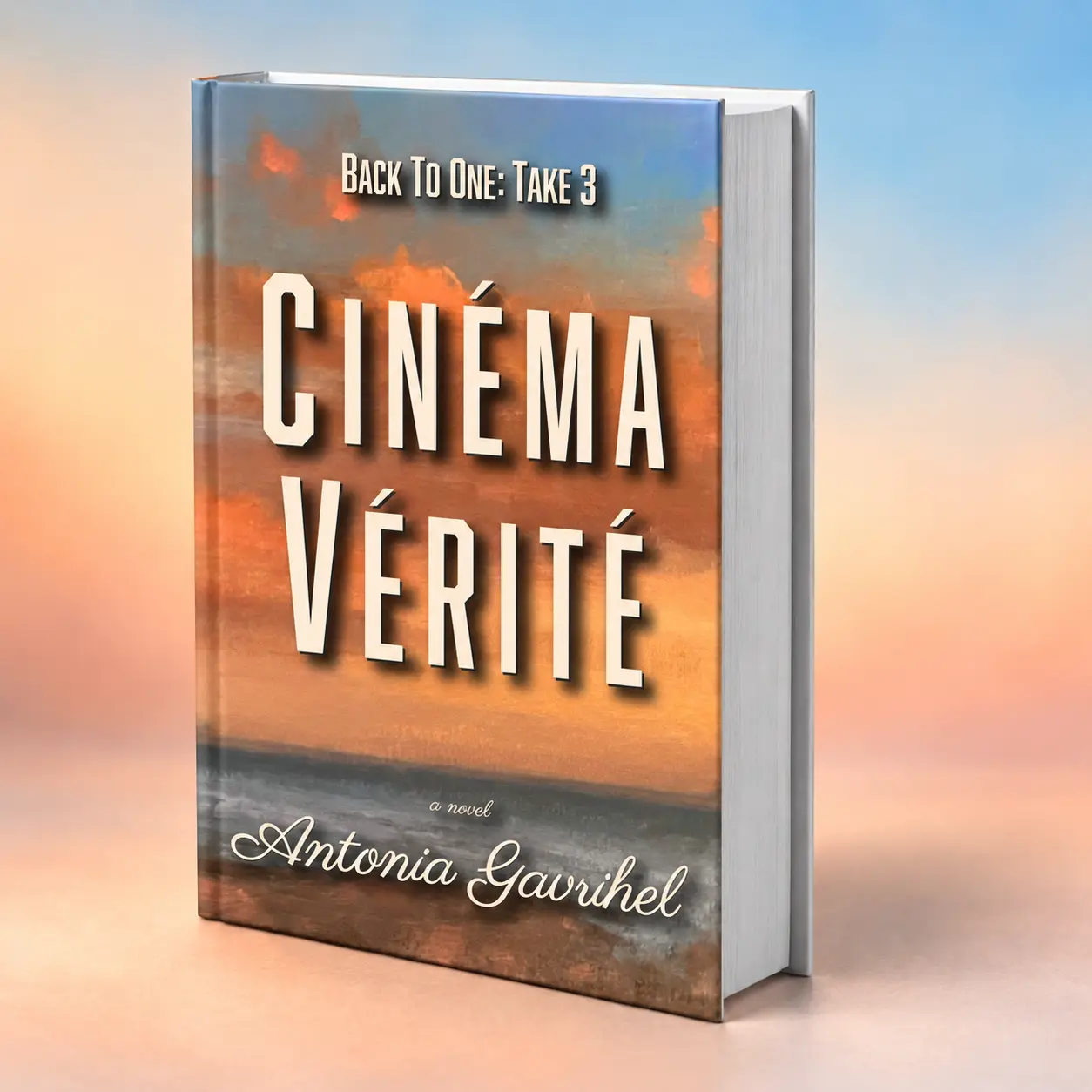 Cinéma Vérité book cover by Antonia Gavrihel